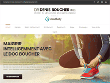 Tablet Screenshot of denisboucher.com
